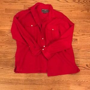 Red Polo Sport flannel